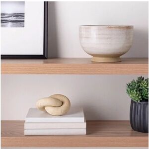 NWT Threshold x Studio McGee Ceramic Textured Decorative Bowl Cream